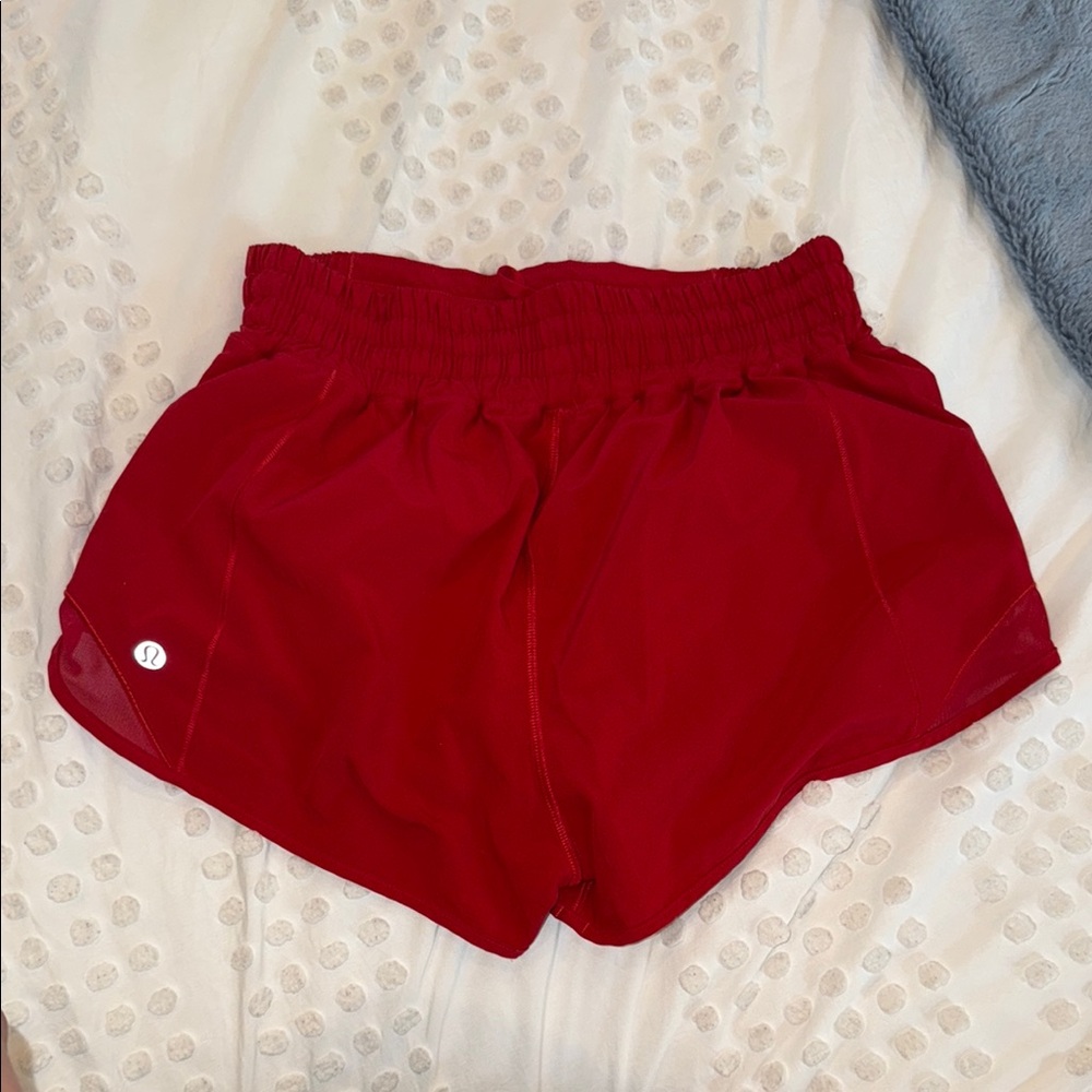lululemon athletica Women's Bold Red Athletic Shorts
